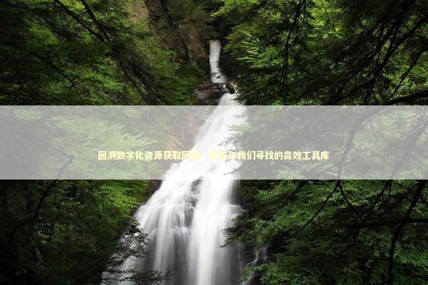 回溯数字化资源获取历程:那些年我们寻找的高效工具库 回溯数字化资源获取历程:那些年我们寻找的高效工具库 IT技术